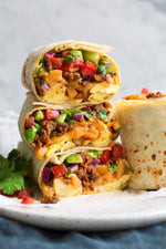 Steak egg & cheese burrito
