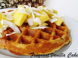 apple cinnamon banana waffles